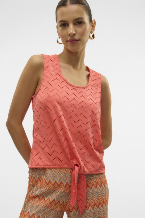Vero Moda vmthas sl tie top jrs ga vo